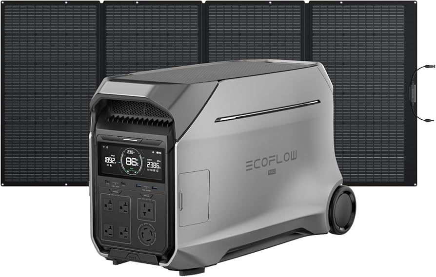 Amazon.com : EF ECOFLOW Power Station 4096Wh DELTA Pro 3 with 400W